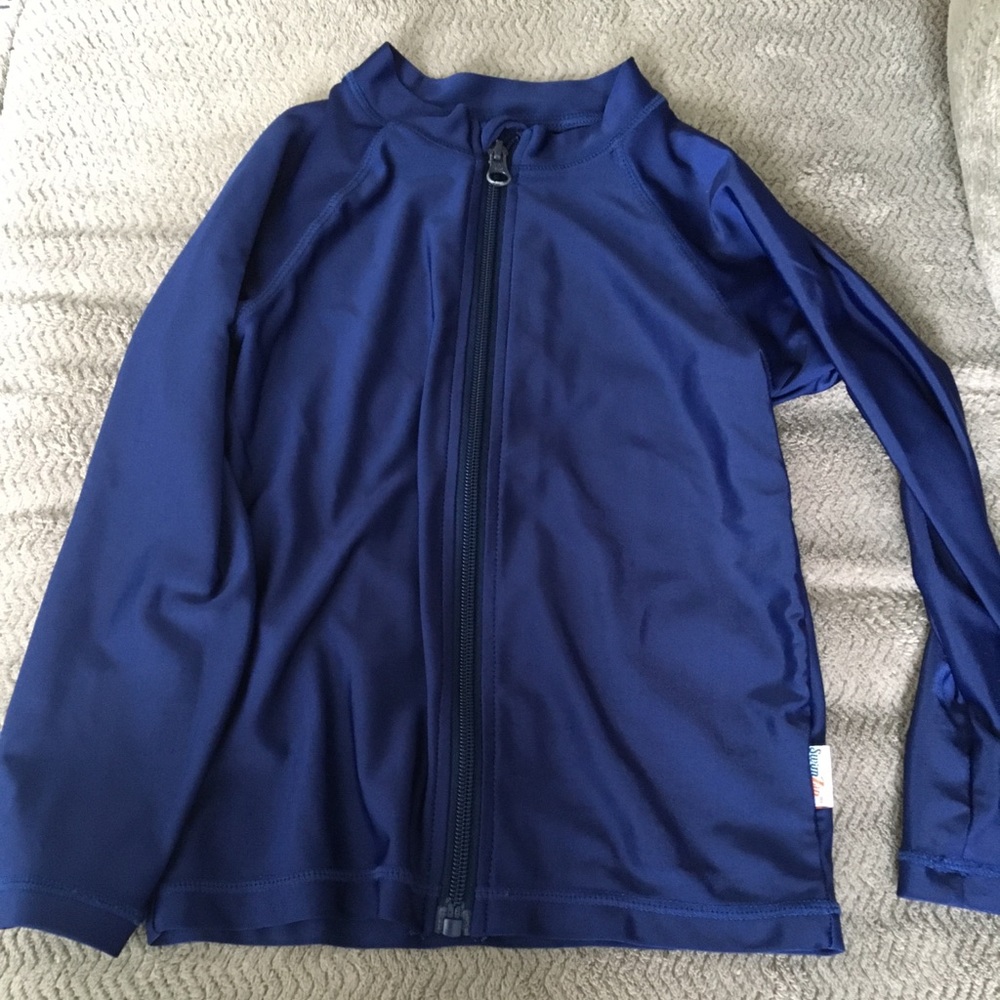 Rash guard - long sleeve for Boy SwimZip)
